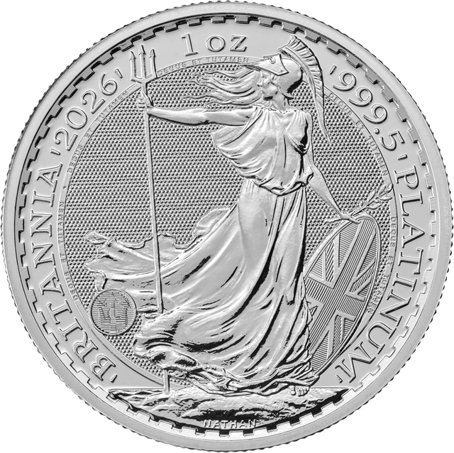 2026 1oz Platinum Britannia coin